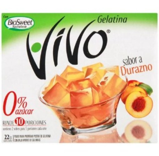 gelatina vivo durazno